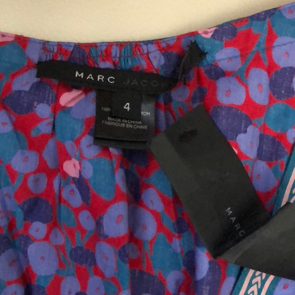 Marc by Marc Jacobs peasant top Sz 4 - Picture 2 of 5